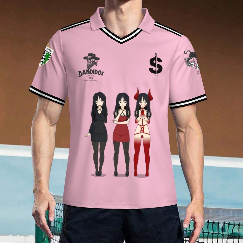 Pink Bandidos Soccer Jersey