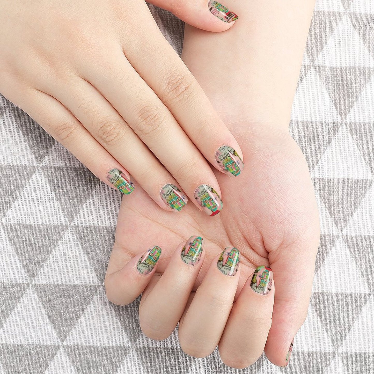 Abstract Nail Stickers