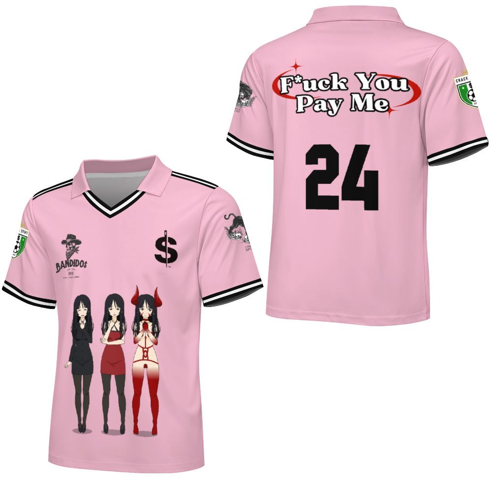 Pink Bandidos Soccer Jersey