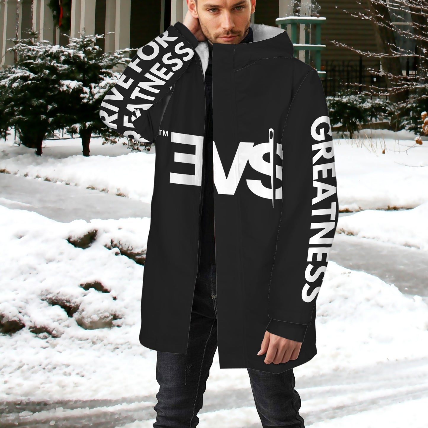 Strive For Greatness Hooded Coat